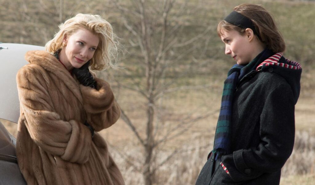 Rooney Mara and Cate Blanchett in Carol