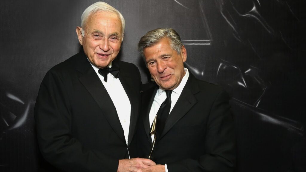 Les Wexner and Ed Razek