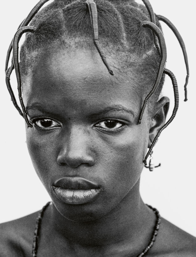 Village Girl with Unique Braiding, Senegal