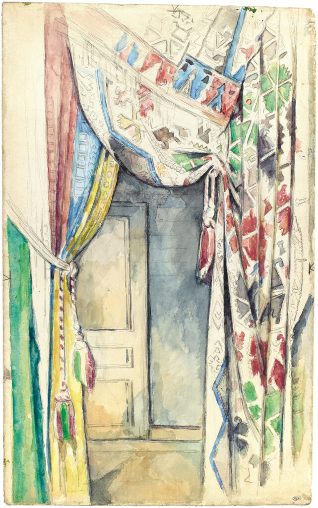 Paul Cezanne The Curtains