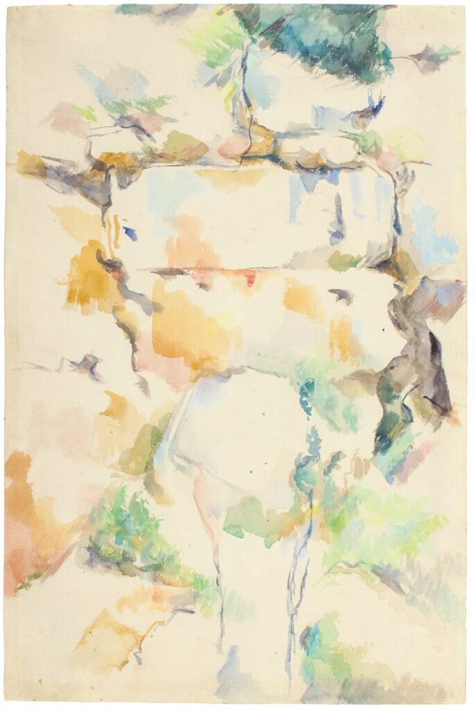 Paul-Cezanne.-Rocks-Near-the-Chateau-Noir