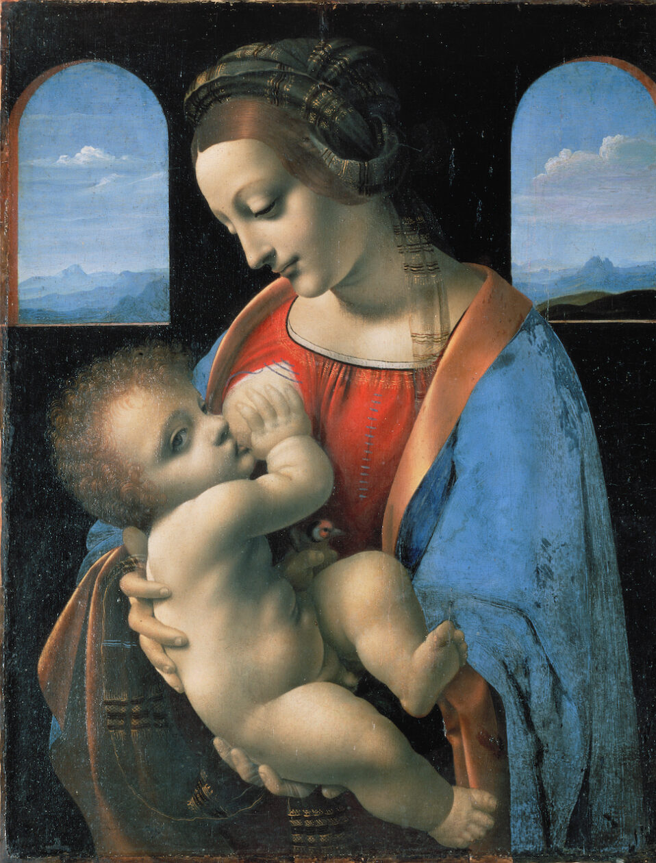 Leonardo da Vinci, Madonna Litta (1490)