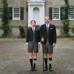 Thom_Browne_David Harbour and Ann Duong Shot By Tina Barne