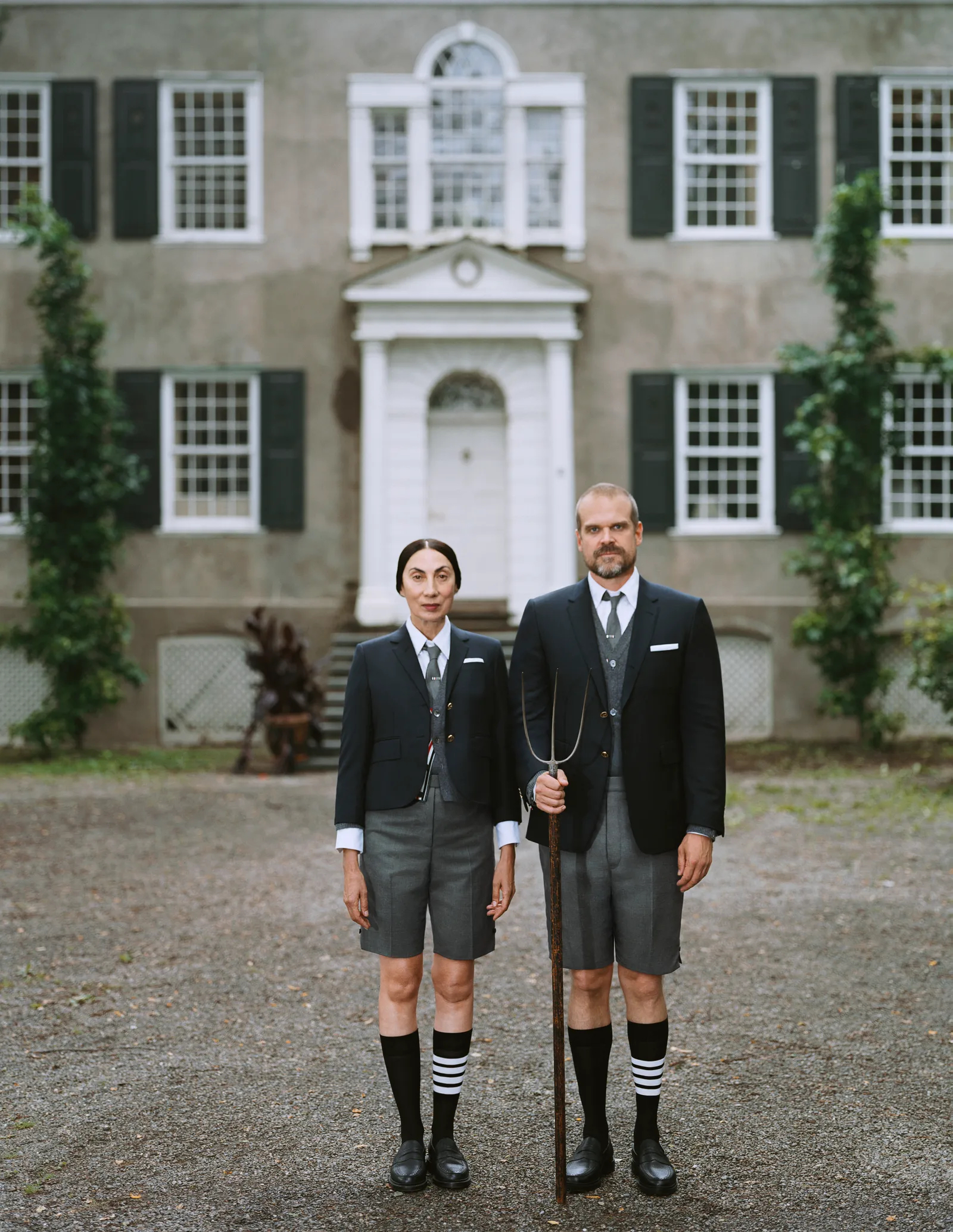 Thom_Browne_David Harbour and Ann Duong Shot By Tina Barne