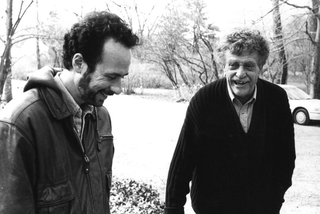 Author Kurt Vonnegut and filmmaker Robert B. Weide