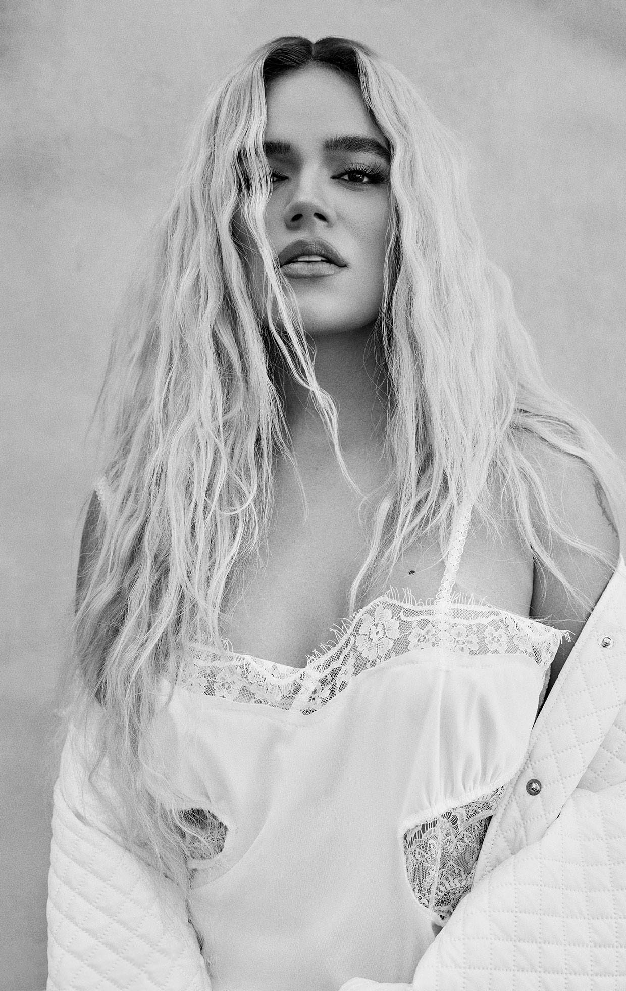 Karol G Black and White Photo