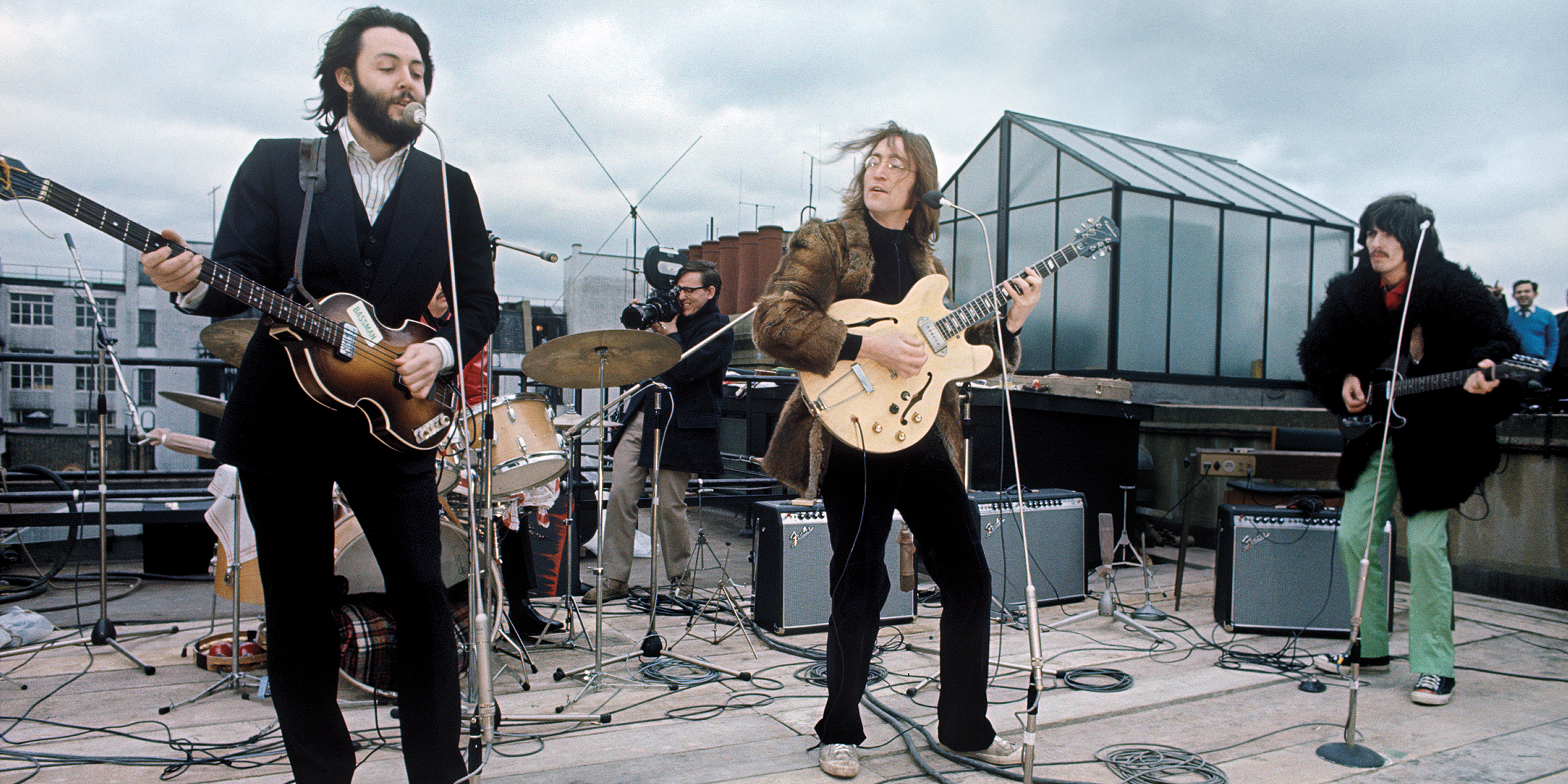 The Beatles Live on a NYC Rooftop