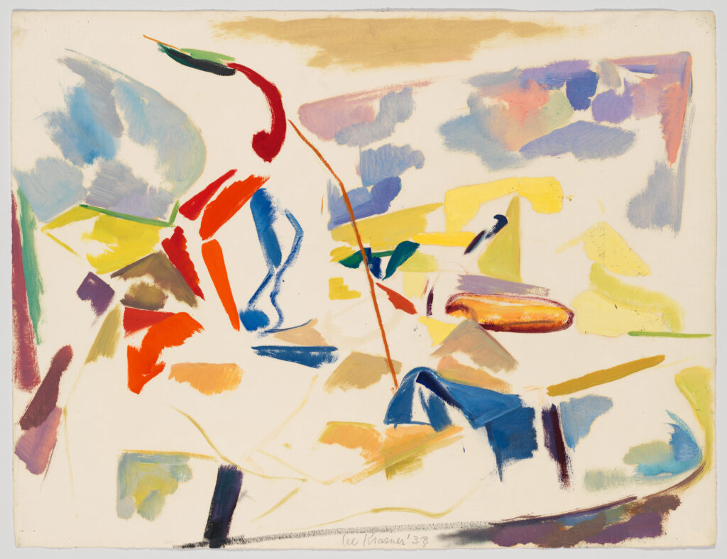Lee Krasner (1908-1984), Still Life, 1938. Oil on paper. Whitney Museum of American Art, New York; © 2021 The Pollock-Krasner Foundation/Artists Rights Society (ARS), New York