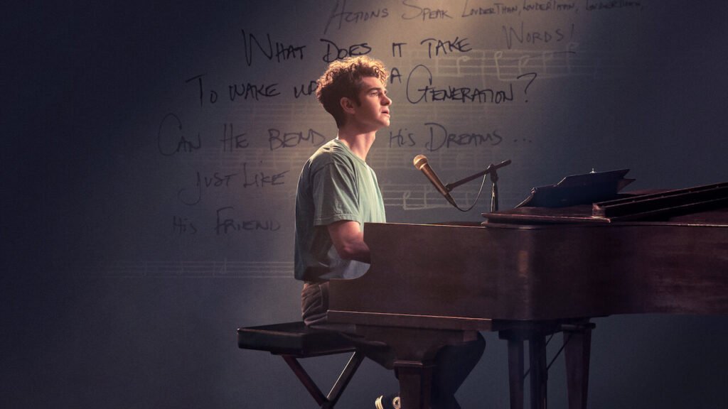 Andrew Garfield Playing the Piano in Tick Tick Boom