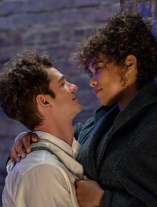 Andrew Garfield and Alexandra Shipp in Tick Tick Boom