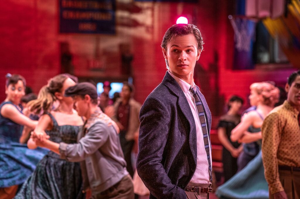 Ansel Elgort as Tony in Westside Story
