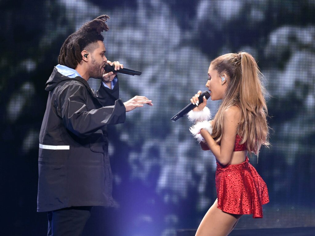 The Weeknd and Ariana Grande
