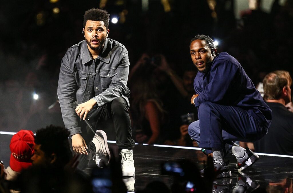 The Weeknd and Kendrick Lamar