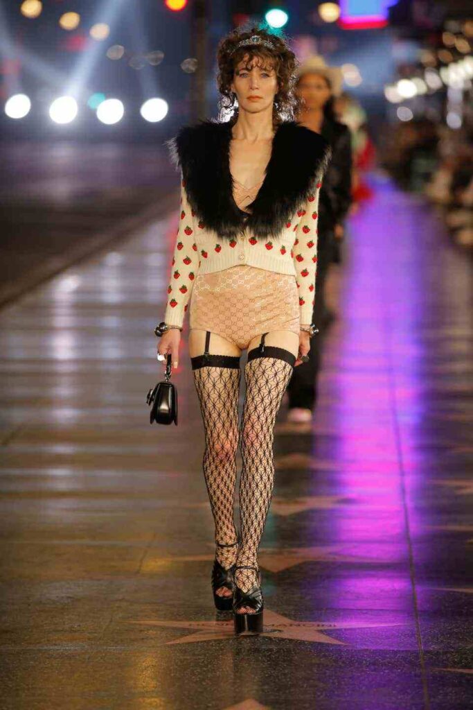 Miranda July Walking The Runway Gucci Parade Hollywood