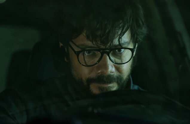 Money Heist Final Season Image of Alvaro Morte as The Professor
