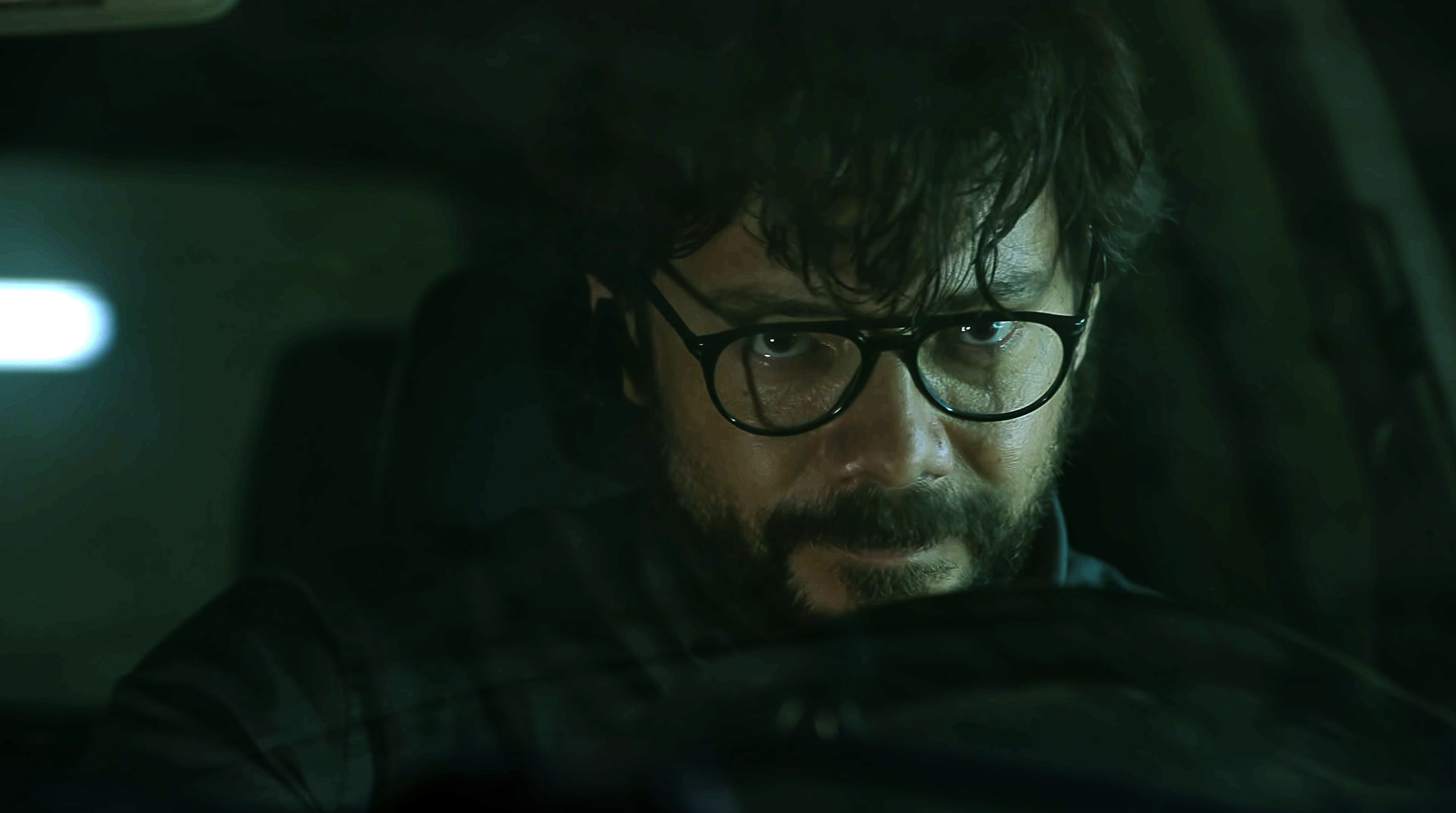 Money Heist Final Season Image of Alvaro Morte as The Professor