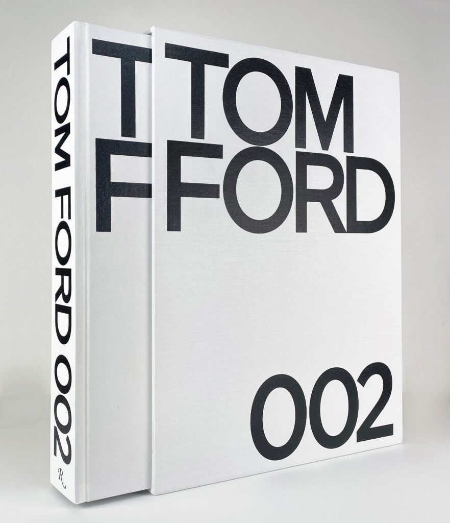 TOM FORD 002 BOOK Standing with Case Courtesy of Rizzoli