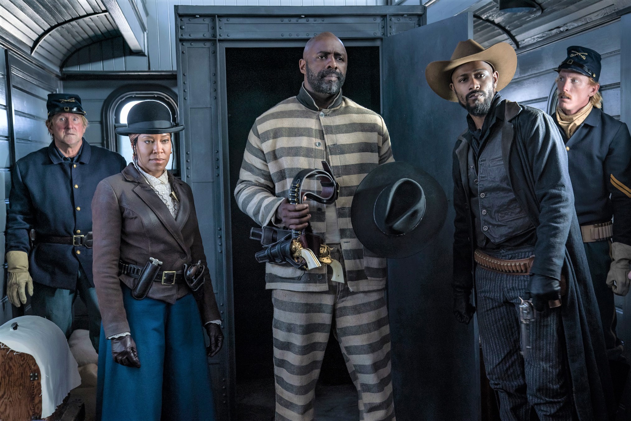 The Harder They Fall Regina King and Idris Elba