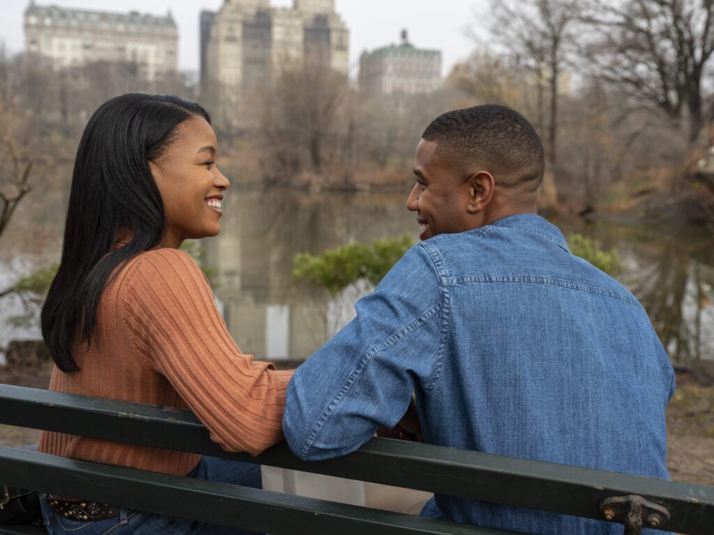 A Journal for Jordan Starring Michael B. Jordan As Charles Monroe and Chanté Adams As Dana Canedy