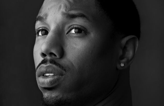MICHAEL B JORDAN BLACK AND WHITE PROFILE