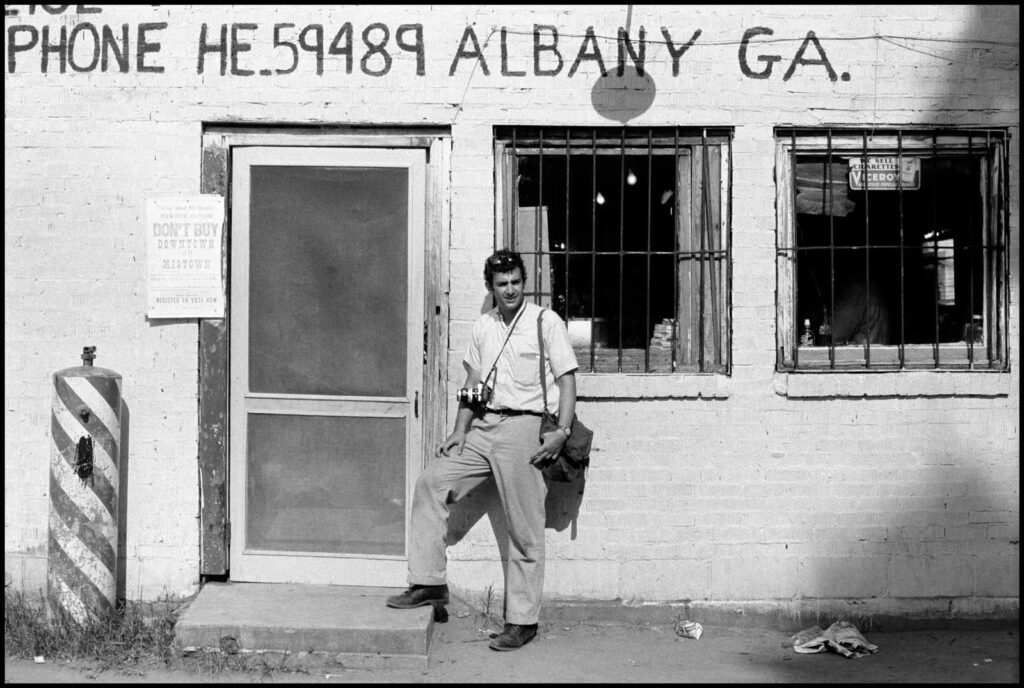 Danny Lyon at SNCC Headquarters