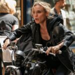 Diane Kruger on Motorcycle in the film 355