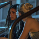Euphoria Season 2 Jules and Rue Sitting on stairs