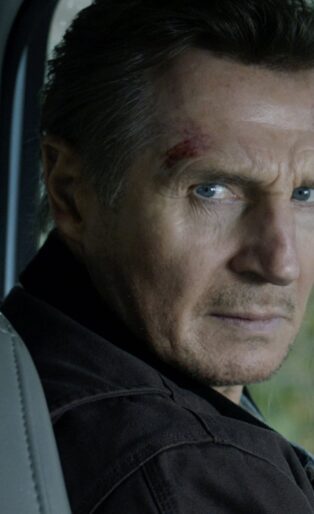 Liam Neeson Blacklight in his car