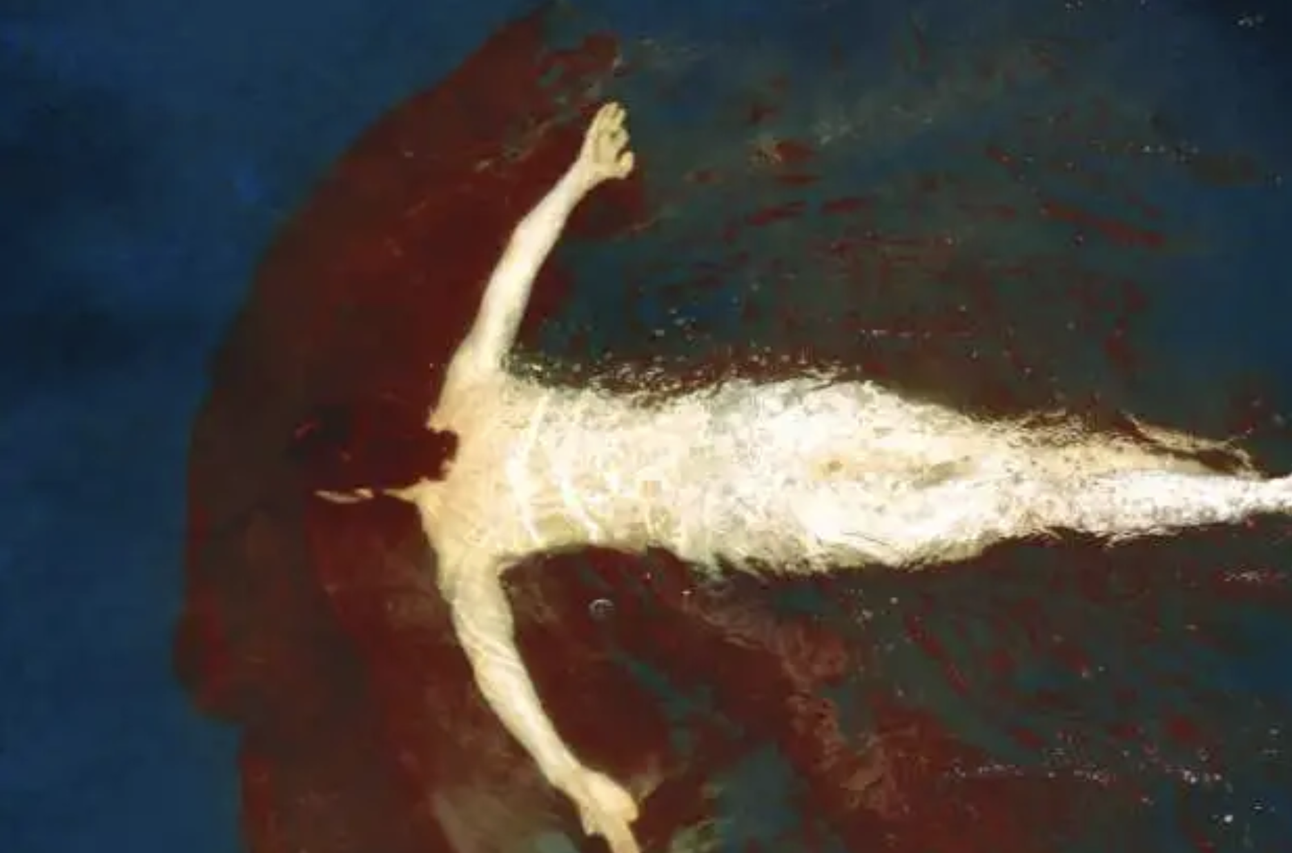 "There's Blood In The Water", 2018, Erik Madigan Heck. From The Tapestry. Courtesy of Thames & Hudson