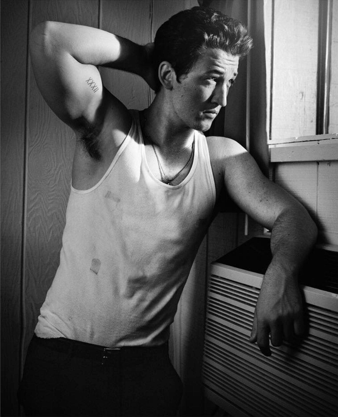 Miles Teller, photographed by Vincent Peters