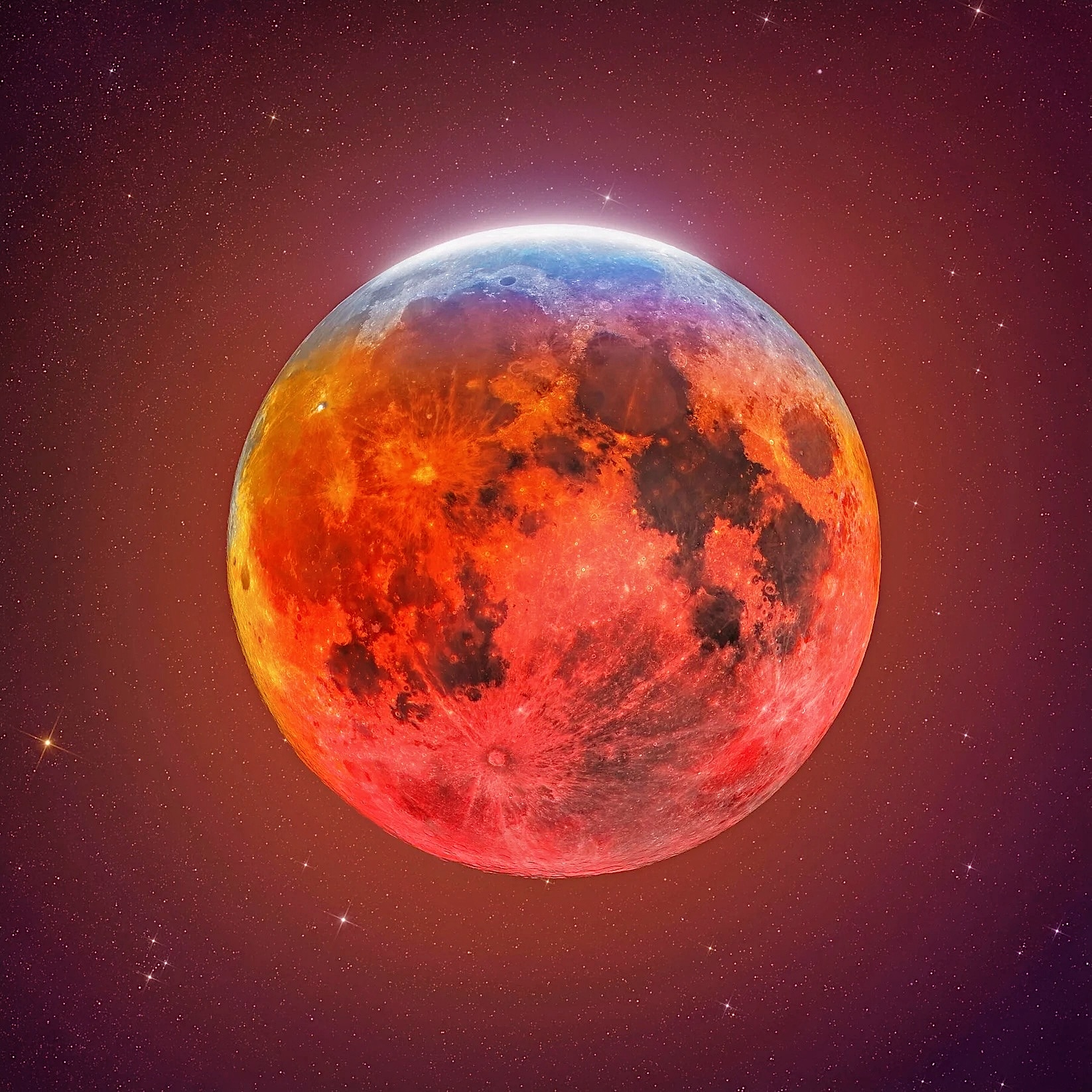 Blood Moon. Photograph by Andrew McCarthy