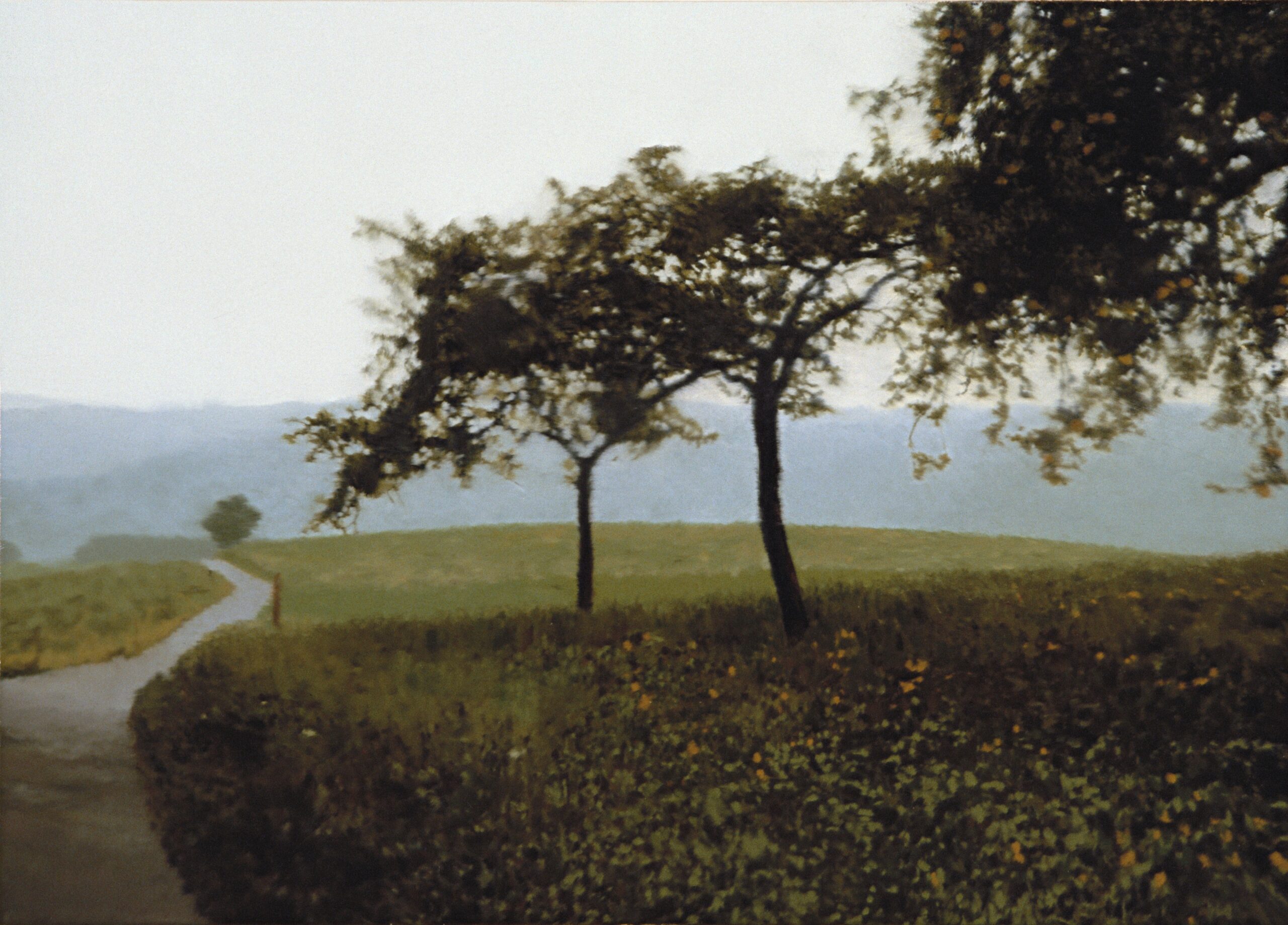 Gerhard Richter, Apfelbäume (Appletrees), 1987. Courtesy of Foundation Louis Vuitton
