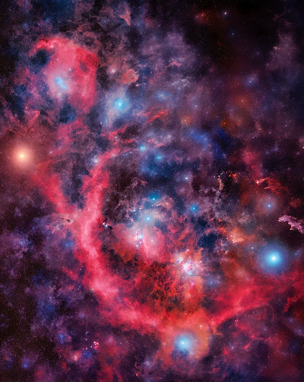Secrets of the Hunter._ A deep sky project. Photograph by Andrew McCarthy