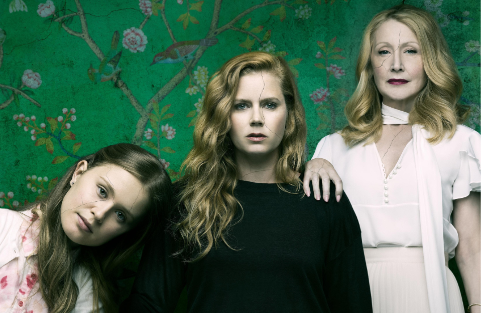 Patricia Clarkson, Amy Adams, Eliza Scanlen. Sharp Objects for HBO