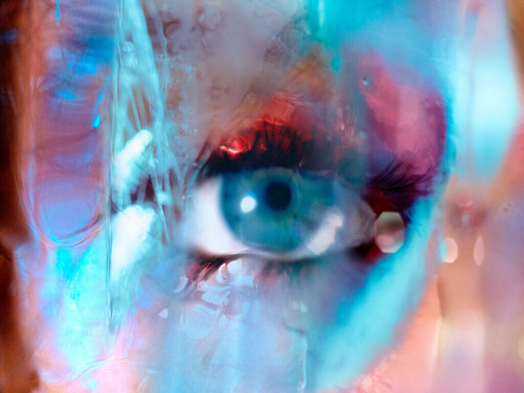 Marilyn Minter, Red White and Blue, 2023. www.marilynminter.net