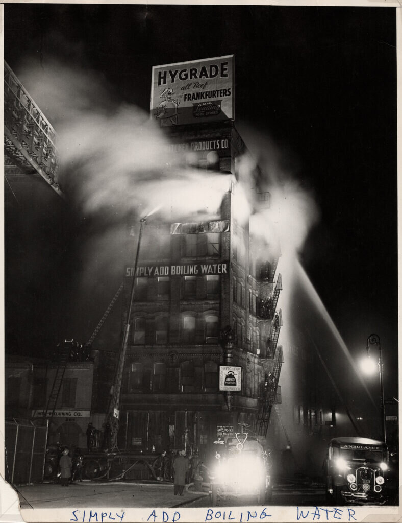 Weegee, Simply Add Boiling Water, 1943. Courtesy of ICP_Getty Images