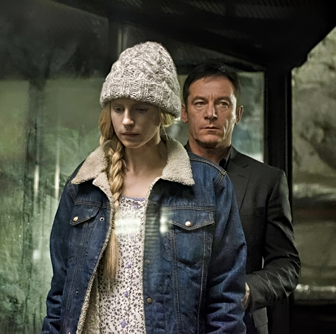 Brit Marling, Jason Isaacs in The OA. 