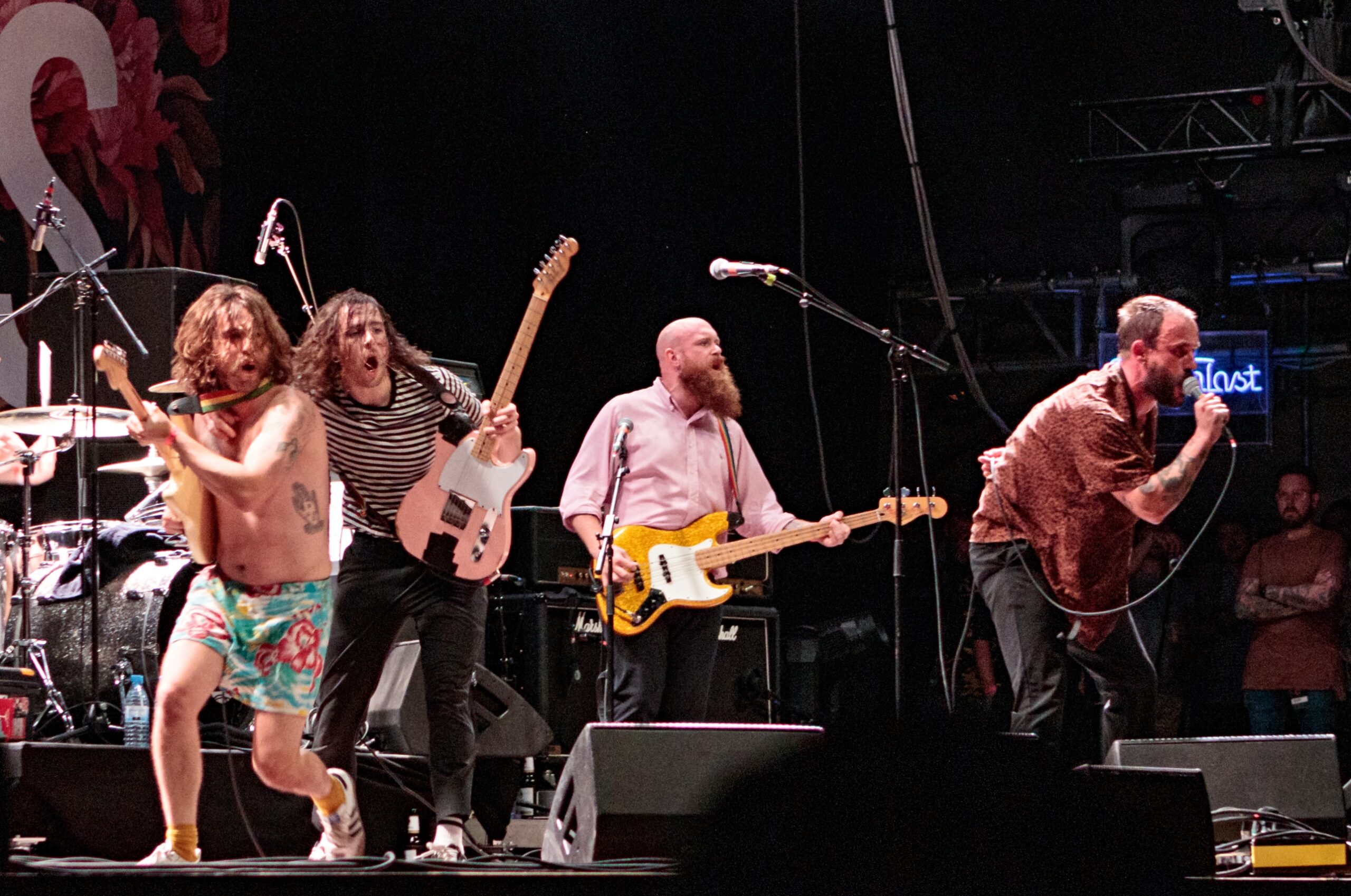 Idles onstage